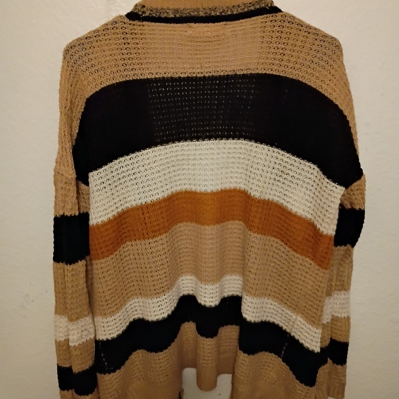 Striped Knit Cardigan - Picture 3 of 3